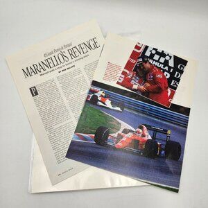 Road And Track 1991 Portugal F1 Magazine Article Ferrari Maranello's Revenge